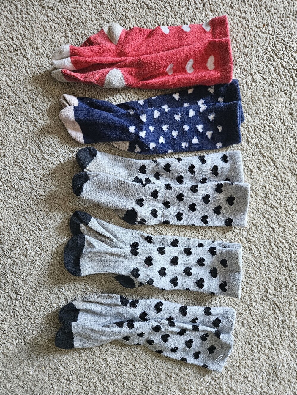 Carter's Socks, 12 - 24 Month, Hearts